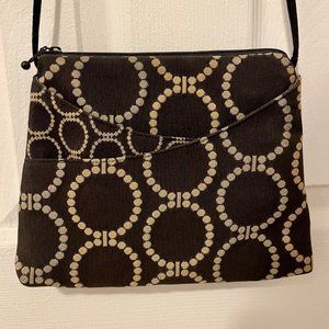 Maruca small crossbody bag with black Jacquard fabric